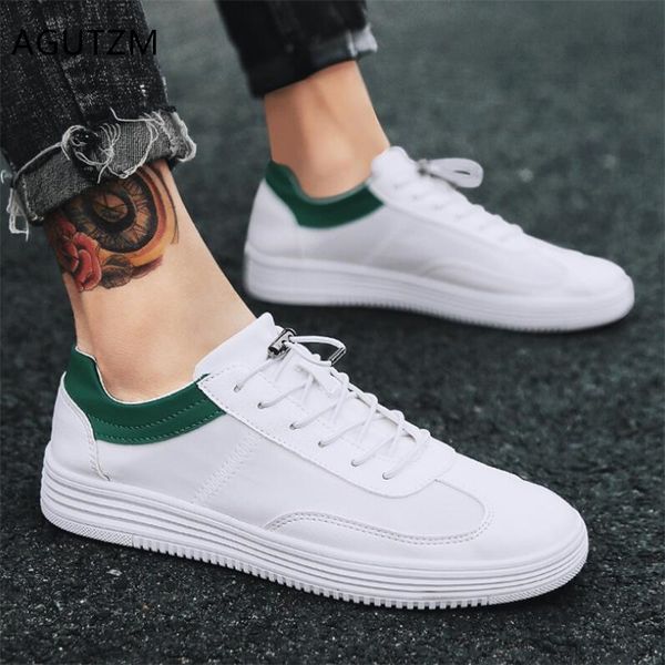 agutzm new comfortable big size men's shoes spring fashion casual flats breathable white lace-up sneakers chaussure homme a12, Black
agutzm new comfortable big size men's shoes spring fashion casual flats breathable white lace-up sneakers chaussure homme a12, Black