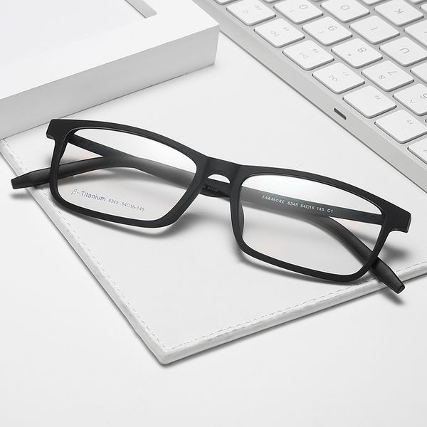 reven jate fm8345 full rim flexible frame pure titanium super light temple legs prescription eyeglasses frame optical glasses, Black
reven jate fm8345 full rim flexible frame pure titanium super light temple legs prescription eyeglasses frame optical glasses, Black