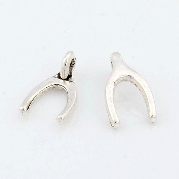 200pc ancient silver alloy wishbone charm pendant jewelry diy fit bracelets necklace earrings 8.5*15.5mm, Bronze;silver
200pc ancient silver alloy wishbone charm pendant jewelry diy fit bracelets necklace earrings 8.5*15.5mm, Bronze;silver
