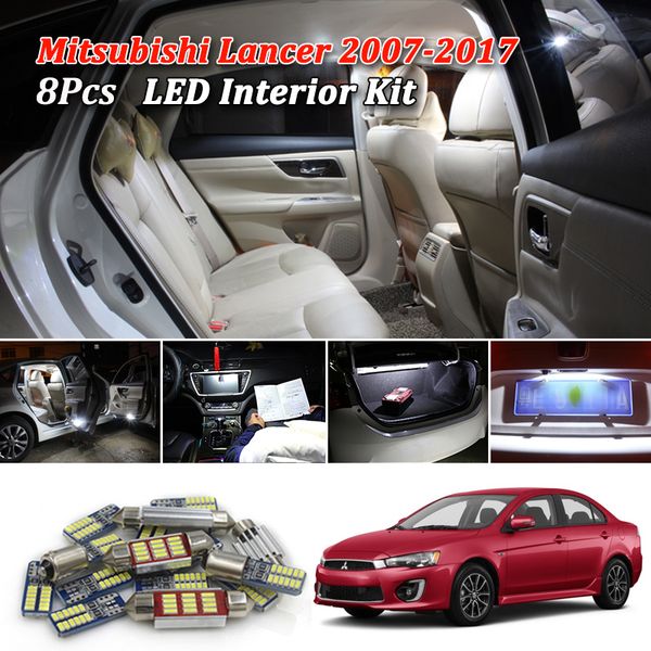8pcs canbus white car led bulbs interior light package kit for mitsubishi lancer 2007 - 2016 2017 led interior lights
8pcs canbus white car led bulbs interior light package kit for mitsubishi lancer 2007 - 2016 2017 led interior lights