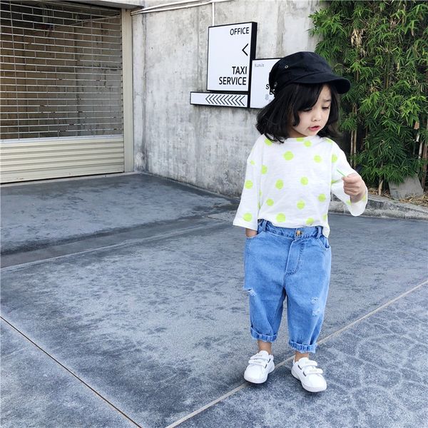 korean style 2019 fashion boys girls broken holes denim pants baby girl loose spring autumn casual jeans, Blue
korean style 2019 fashion boys girls broken holes denim pants baby girl loose spring autumn casual jeans, Blue