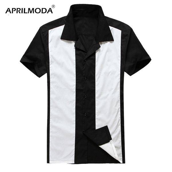 2019 summer slim fit short sleeves mens casual shirts cotton retro vintage camisa masculina men's rockabilly clothing plus size, White;black
2019 summer slim fit short sleeves mens casual shirts cotton retro vintage camisa masculina men's rockabilly clothing plus size, White;black