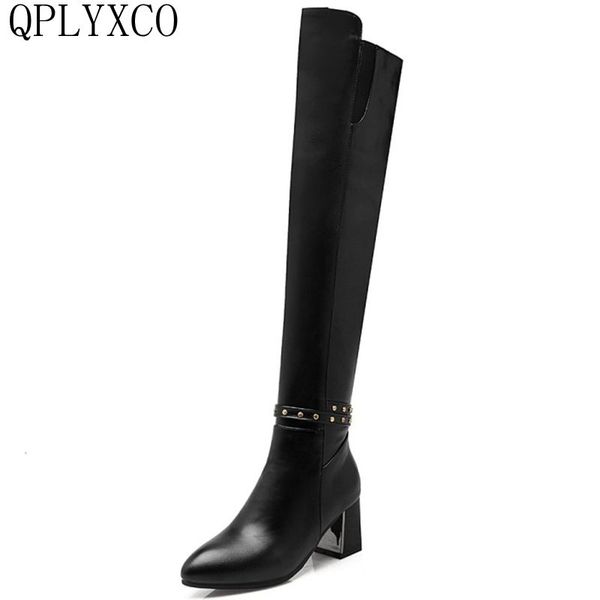 qplyxco sale new fashion big size 33-47 long boots autumn winter warm over the knee boots women high heels l70-2, Black
qplyxco sale new fashion big size 33-47 long boots autumn winter warm over the knee boots women high heels l70-2, Black