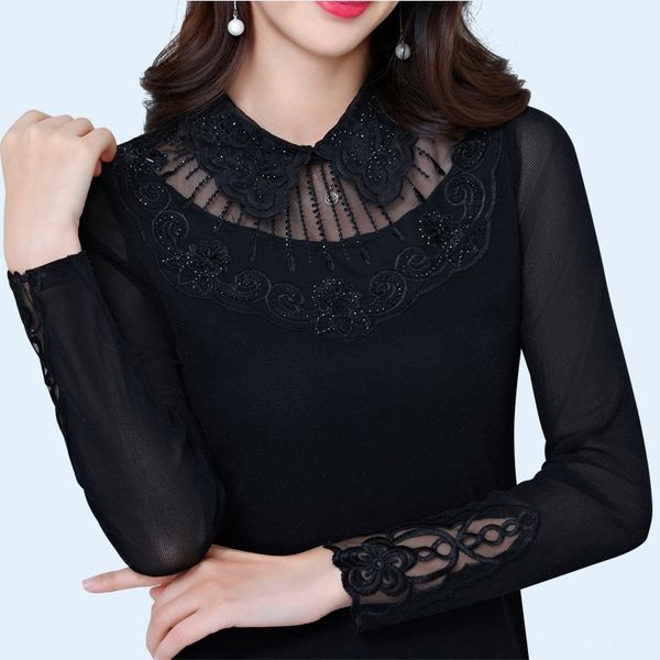 autumn 2020 long sleeve gauze base doll collar lace ladies' lace doll shirt small shirt gauze clothes, White
autumn 2020 long sleeve gauze base doll collar lace ladies' lace doll shirt small shirt gauze clothes, White