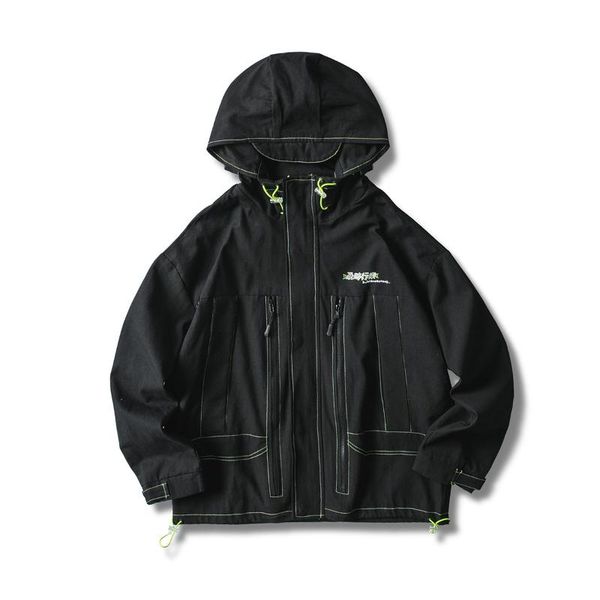 luoye luo ye 2019 autumn new style loose-fit hooded hip hop men's jacket st-1905, Black;brown
luoye luo ye 2019 autumn new style loose-fit hooded hip hop men's jacket st-1905, Black;brown