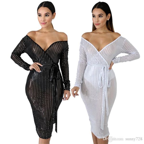blingbling sequins stripes deep v neck party dress with sash see through mesh long sleeves knee length nightclub bar dresses
blingbling sequins stripes deep v neck party dress with sash see through mesh long sleeves knee length nightclub bar dresses