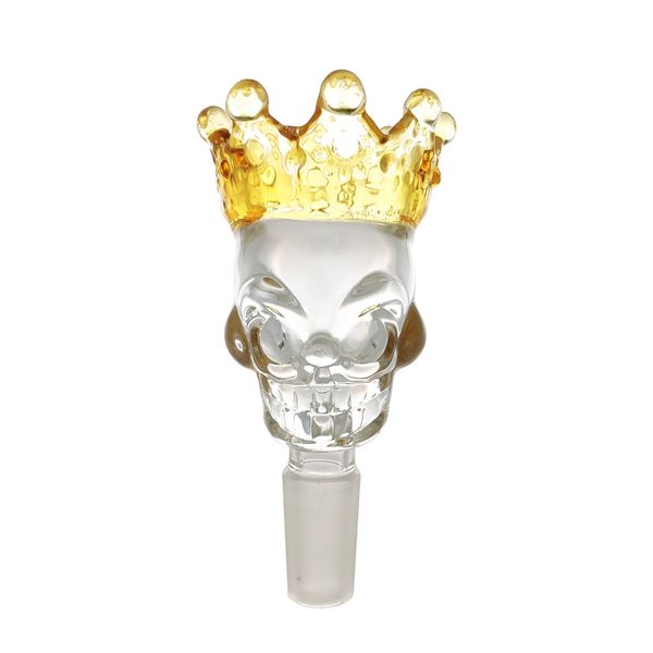 popular thickening crown skull glass bowls with 14mm and 18mm male joint glass
popular thickening crown skull glass bowls with 14mm and 18mm male joint glass