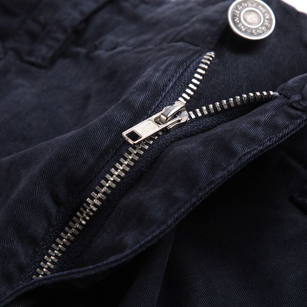men's pants spring national tide overalls brand multi-bag small feet beam, Black