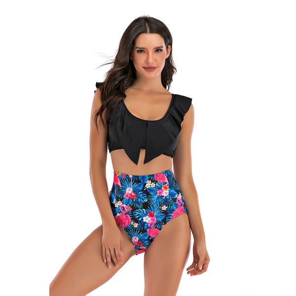 2020 female split high waist flounder 2020 swimsuit female split high waist flounder swimsuit bikini bikini, White;black
2020 female split high waist flounder 2020 swimsuit female split high waist flounder swimsuit bikini bikini, White;black
