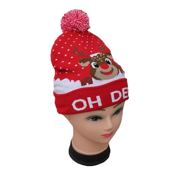warm knit christmas hat christmas colorful glow funny elk knit cap new year gift child cute hair ball hat, Blue;gray
warm knit christmas hat christmas colorful glow funny elk knit cap new year gift child cute hair ball hat, Blue;gray