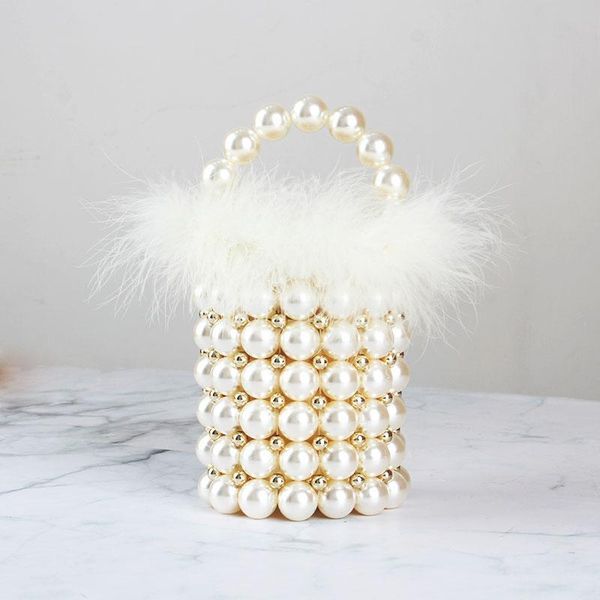 pearl bucket evening bag women luxury designer korean handmade ostrich fur feather clutch bag ladies shoulder bags 
pearl bucket evening bag women luxury designer korean handmade ostrich fur feather clutch bag ladies shoulder bags