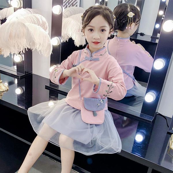 hanfu девушка костюм осень новой юбка рубашка китайского типа ретро детская одежда с длинными рукавами tang платье марли двухсекционным, White
hanfu девушка костюм осень новой юбка рубашка китайского типа ретро детская одежда с длинными рукавами tang платье марли двухсекционным, White