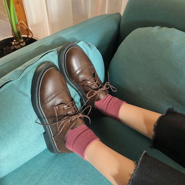 casual woman shoe womens derby shoes female footwear british style all-match 2019 fashion women's round toe leather dress cross, Black
casual woman shoe womens derby shoes female footwear british style all-match 2019 fashion women's round toe leather dress cross, Black