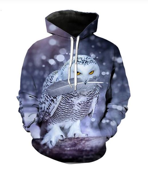 new fashion sweatshirt men / women 3d print hoodies snowy owl casual hooded hoodies lr066, Black
new fashion sweatshirt men / women 3d print hoodies snowy owl casual hooded hoodies lr066, Black