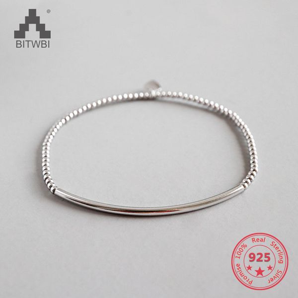 925 ювелирных изделий стерлингового серебра чисто handmade 2mm круглые бусины pipe упругие браслет, Golden;silver
925 ювелирных изделий стерлингового серебра чисто handmade 2mm круглые бусины pipe упругие браслет, Golden;silver