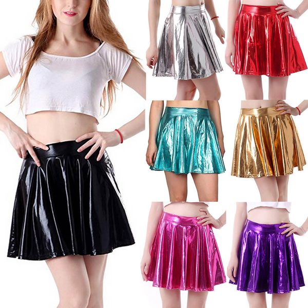 womail women skirt summer fashion leather flared pleated a-line circle costume skater dance skirt daily 2019 dropship f8, Black
womail women skirt summer fashion leather flared pleated a-line circle costume skater dance skirt daily 2019 dropship f8, Black