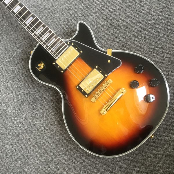 hand-made electric guitar, tobacco burst flame maple electric guitar with rosewood fingerboard, electric guit
hand-made electric guitar, tobacco burst flame maple electric guitar with rosewood fingerboard, electric guit