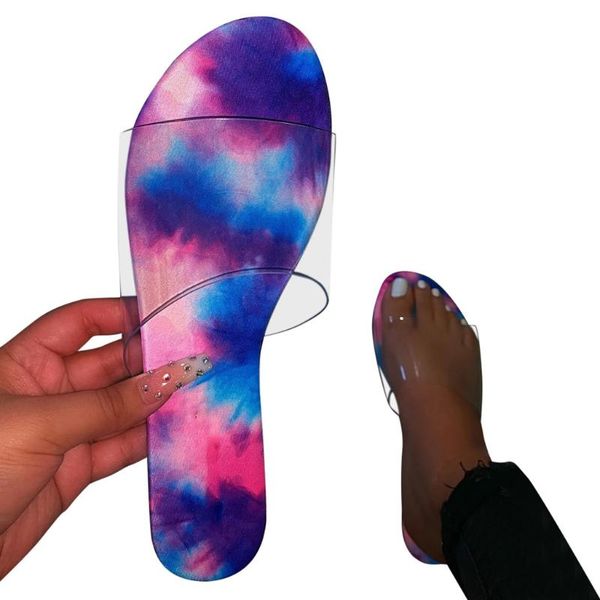 summer women flat slippers clear slides transparent upper female sandals tie-dye insole casual flip flops outdoor roman shoes, Black
summer women flat slippers clear slides transparent upper female sandals tie-dye insole casual flip flops outdoor roman shoes, Black