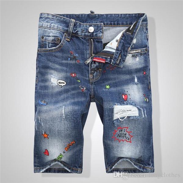 new fashion mens jeans shorts designer jeans summer men's fashion biker elasticity distressed hole blue denim short shorts pour hommes
new fashion mens jeans shorts designer jeans summer men's fashion biker elasticity distressed hole blue denim short shorts pour hommes