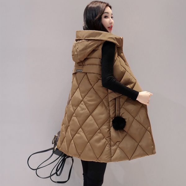 add new autumn and winter plus fat mm long vest women large size slim down vest coat, Black;white
add new autumn and winter plus fat mm long vest women large size slim down vest coat, Black;white