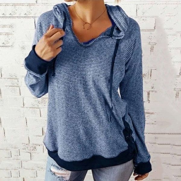 drawstring hoodies women 2020 new striped patchwork long sleeve hooded female casual moletom sports hoody femme, Black
drawstring hoodies women 2020 new striped patchwork long sleeve hooded female casual moletom sports hoody femme, Black