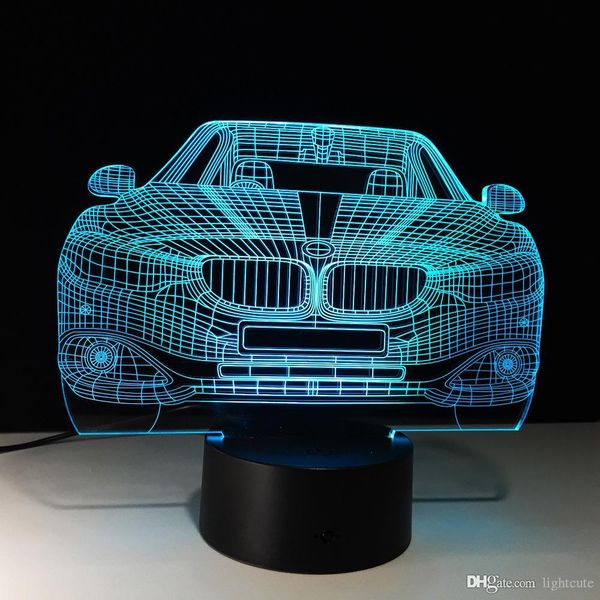 3D Fast Furious 8 Bmw автомобиль лампа 7 Colorled Ночи лампа для детей сенсорного Led Usb Таблица La
3D Fast Furious 8 Bmw автомобиль лампа 7 Colorled Ночи лампа для детей сенсорного Led Usb Таблица La