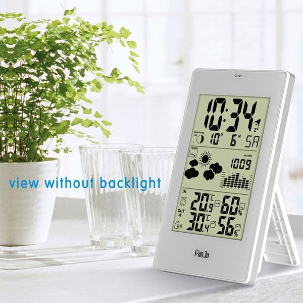 fj3352 weather station with barometer forecast temperature humidity wireless outdoor sensor alarm and snooze digital clock
fj3352 weather station with barometer forecast temperature humidity wireless outdoor sensor alarm and snooze digital clock
