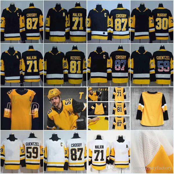 New Season 87 Sidney Crosby 81 Phil Kessel 71 Evgeni Malkin 66 Mario Lemieux 30 Matt Murray 59 Jake Guentzel Hockey Jerseys
New Season 87 Sidney Crosby 81 Phil Kessel 71 Evgeni Malkin 66 Mario Lemieux 30 Matt Murray 59 Jake Guentzel Hockey Jerseys