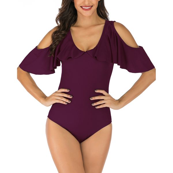 one piece swimsuit for women beachwear u neck ruffle edge bathing suit backless summer swimwear purple, White;black
one piece swimsuit for women beachwear u neck ruffle edge bathing suit backless summer swimwear purple, White;black
