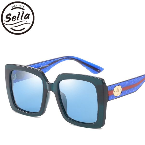 sella new arrival fashion women men oversized square polarized sunglasses brand designer hit color sun glass uv400, White;black
sella new arrival fashion women men oversized square polarized sunglasses brand designer hit color sun glass uv400, White;black