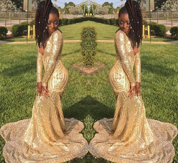african girls prom dress gold sequined long sleeves formal pageant holidays wear graduation evening party gown custom made plus size, Black
african girls prom dress gold sequined long sleeves formal pageant holidays wear graduation evening party gown custom made plus size, Black