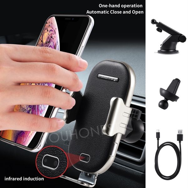 fast wirless charging car phone holder for iphone xs max xr x samsung s10 s9 intelligent infrared qi car wireless charger
fast wirless charging car phone holder for iphone xs max xr x samsung s10 s9 intelligent infrared qi car wireless charger