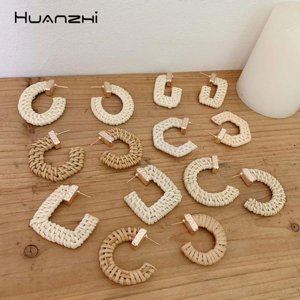 huanzhi 2020 new exaggeration geometric c shape summer minimalist design rattan weaving hoop earrings for women party jewelry, Golden;silver
huanzhi 2020 new exaggeration geometric c shape summer minimalist design rattan weaving hoop earrings for women party jewelry, Golden;silver
