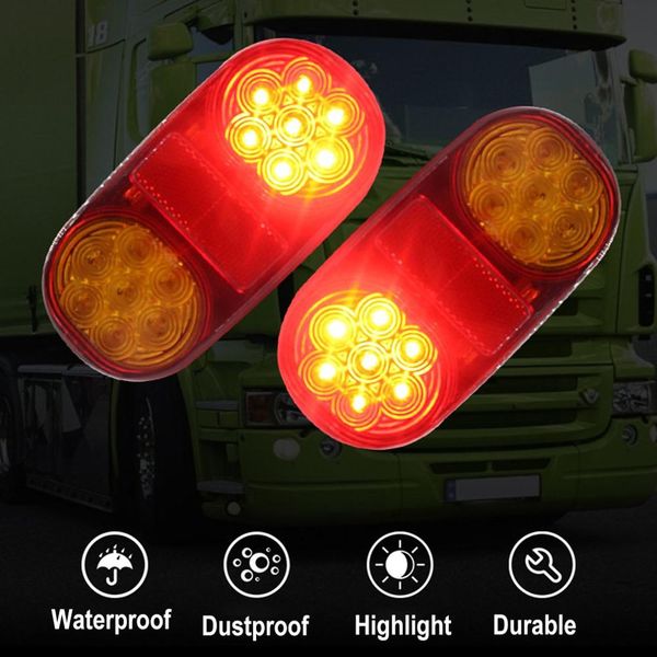 1 pair 12v led trailer tail combination lamp rv trailer bus universal licensed lamp car modification taillight
1 pair 12v led trailer tail combination lamp rv trailer bus universal licensed lamp car modification taillight