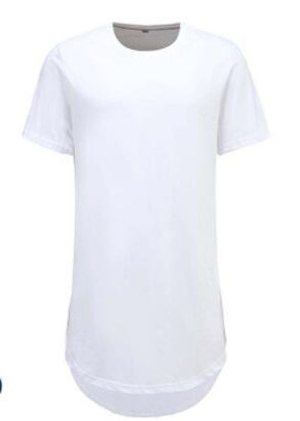 summer new t shirt men black white long tees short sleeved curved longline tees, White;black
summer new t shirt men black white long tees short sleeved curved longline tees, White;black