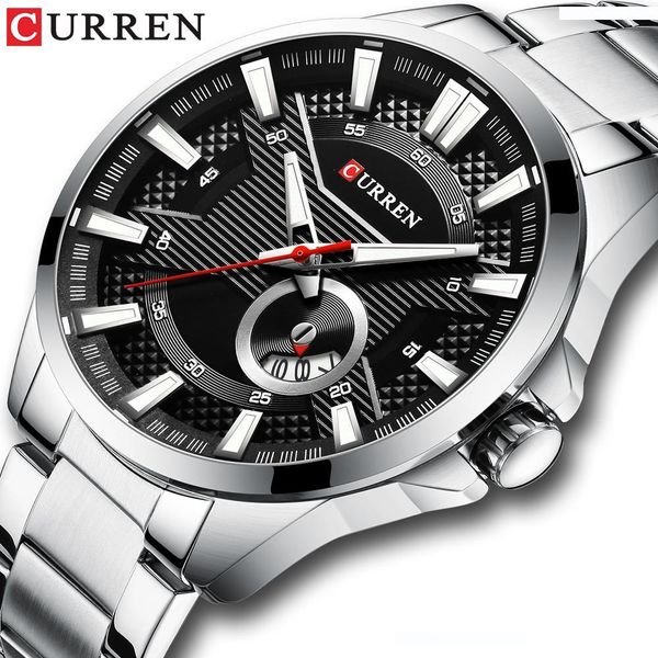 silver black watches men's brand curren fashion causal quartz wristwatch stainless steel band clock male watch reloj hombres, Slivery;brown
silver black watches men's brand curren fashion causal quartz wristwatch stainless steel band clock male watch reloj hombres, Slivery;brown