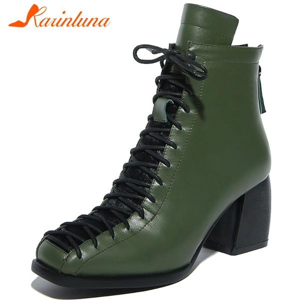 karin dropship 2020 big size 42 genuine cow leather chunky high heels ankle boots woman shoes shoelaces shoes women boots, Black
karin dropship 2020 big size 42 genuine cow leather chunky high heels ankle boots woman shoes shoelaces shoes women boots, Black