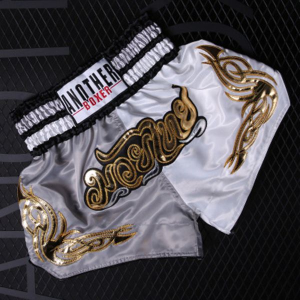 muay thai boxing shorts children fight training grappling thai printed short boxing pants, White;black
muay thai boxing shorts children fight training grappling thai printed short boxing pants, White;black