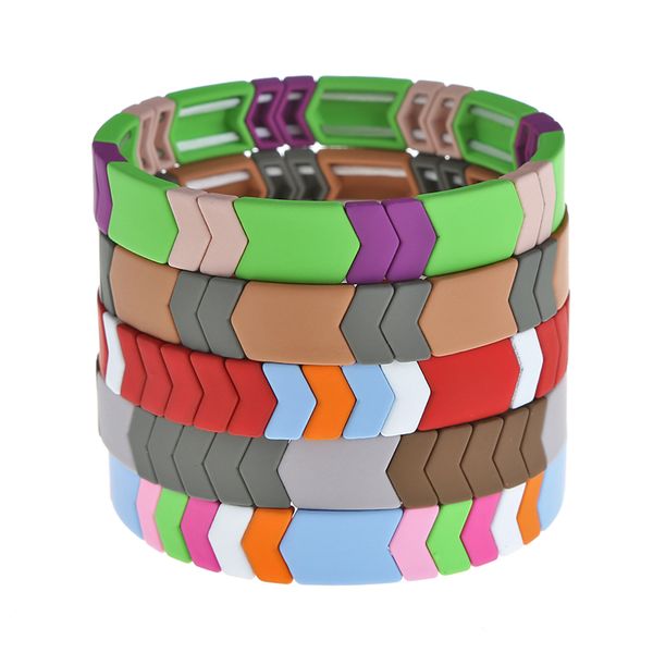 tl007 diy colourful painted alloy beaded cuff bracelet handmade bohemian enamel stackable stretch men women bracelet, Black
tl007 diy colourful painted alloy beaded cuff bracelet handmade bohemian enamel stackable stretch men women bracelet, Black