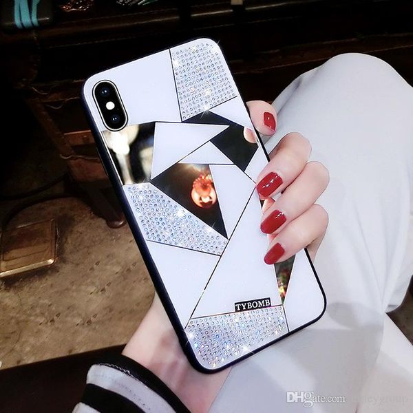 luxury creative mirror rhombus phone case for iphone x xr xs max cover for iphone 7 8 6 plus 11 por max fashion water drill case
luxury creative mirror rhombus phone case for iphone x xr xs max cover for iphone 7 8 6 plus 11 por max fashion water drill case