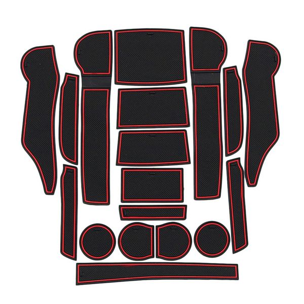 18pcs car front&back door slot pad mat cup holders mats trim interior styling for forester 2019 interior accessories red
18pcs car front&back door slot pad mat cup holders mats trim interior styling for forester 2019 interior accessories red