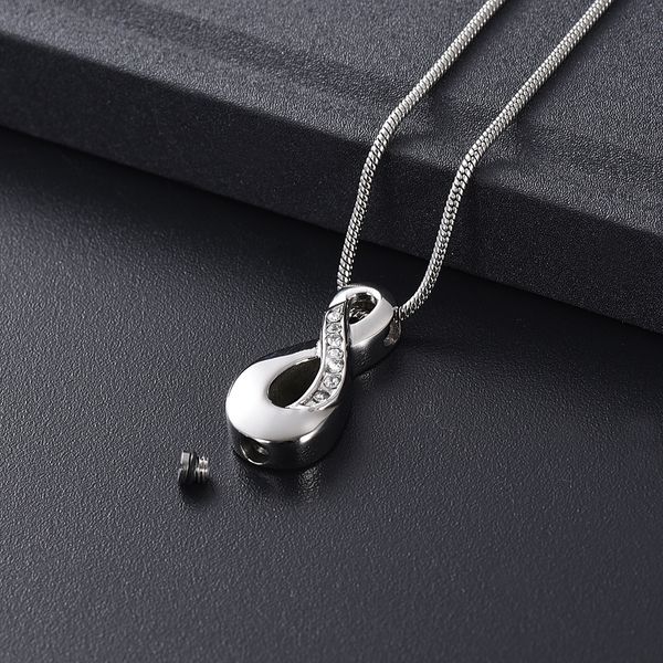 ijd11534 infinity love memorial ashes keepsake jewelry stainless steel infinite love cremation urn pendant necklace, Silver
ijd11534 infinity love memorial ashes keepsake jewelry stainless steel infinite love cremation urn pendant necklace, Silver