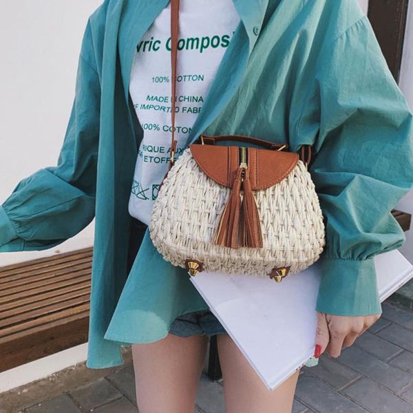 38# womantassels weave shoulder bags ladies beach leisure crossbody bags for women fashion trendy travel straw handbags bolso
38# womantassels weave shoulder bags ladies beach leisure crossbody bags for women fashion trendy travel straw handbags bolso