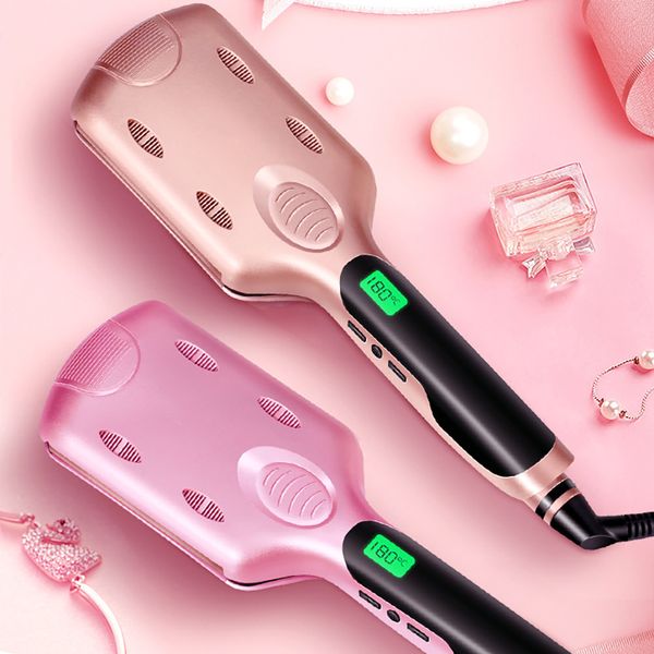professional hair curler ceramic hair styler hair crimper tools 110-240v curling iron led temperature display 26/32mm wave
professional hair curler ceramic hair styler hair crimper tools 110-240v curling iron led temperature display 26/32mm wave
