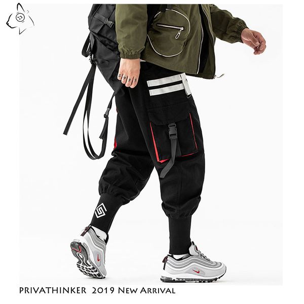 men new casual overalls pants 2019 autumn mens streetwear joggers harem pants male trousers hip hop oversize, Black
men new casual overalls pants 2019 autumn mens streetwear joggers harem pants male trousers hip hop oversize, Black