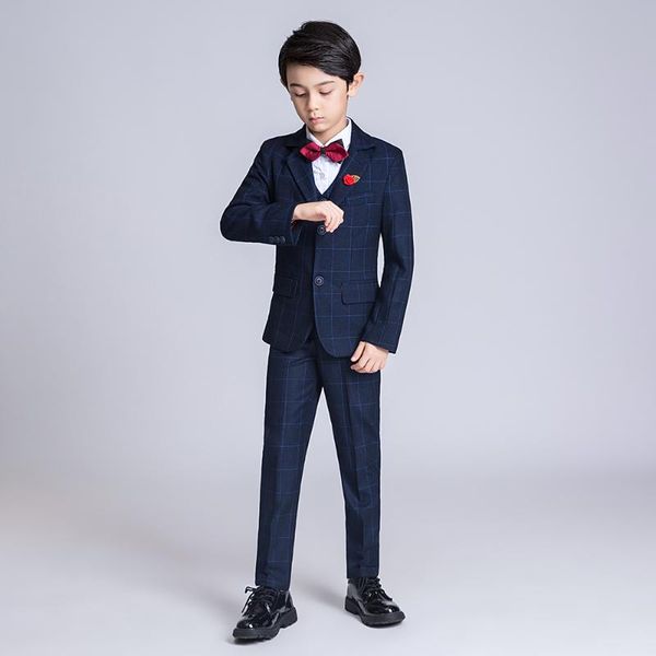 yuanlu boy suits for wedding party 3pcs blazer/pants/vest formal costume children clothes kids suits navy blue, Black
yuanlu boy suits for wedding party 3pcs blazer/pants/vest formal costume children clothes kids suits navy blue, Black