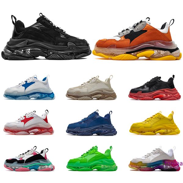 new luxury designer 17fw triple s men sneakers casual dad shoes triple black white neon green mens womens increasing sports size 36-45
new luxury designer 17fw triple s men sneakers casual dad shoes triple black white neon green mens womens increasing sports size 36-45