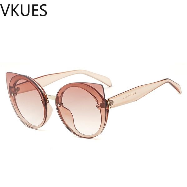vkues new cat eye women sunglasses well matched gradient color rivet glasses uv blocking fashion travel goggles driver mirror, White;black
vkues new cat eye women sunglasses well matched gradient color rivet glasses uv blocking fashion travel goggles driver mirror, White;black