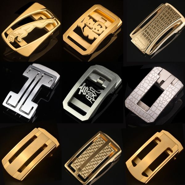 3 high-grade stainless steel buckle quality accessory belt men's steel automatic belt accessories leather head, Slivery;black
3 high-grade stainless steel buckle quality accessory belt men's steel automatic belt accessories leather head, Slivery;black