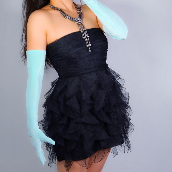 2020 new velvet gloves 60cm 24" long stretchy aqua aquamarine light blue green women velour gloves touch screen wsr34, Blue;gray
2020 new velvet gloves 60cm 24" long stretchy aqua aquamarine light blue green women velour gloves touch screen wsr34, Blue;gray